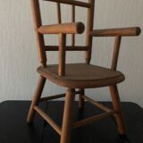 Wooden chair for dolls, early 20th century