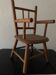 Wooden chair for dolls, early 20th century