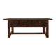 Table, console espagnole antique en chêne sculpté, XVIIIe siècle