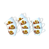 Vintage porcelain coffee cups