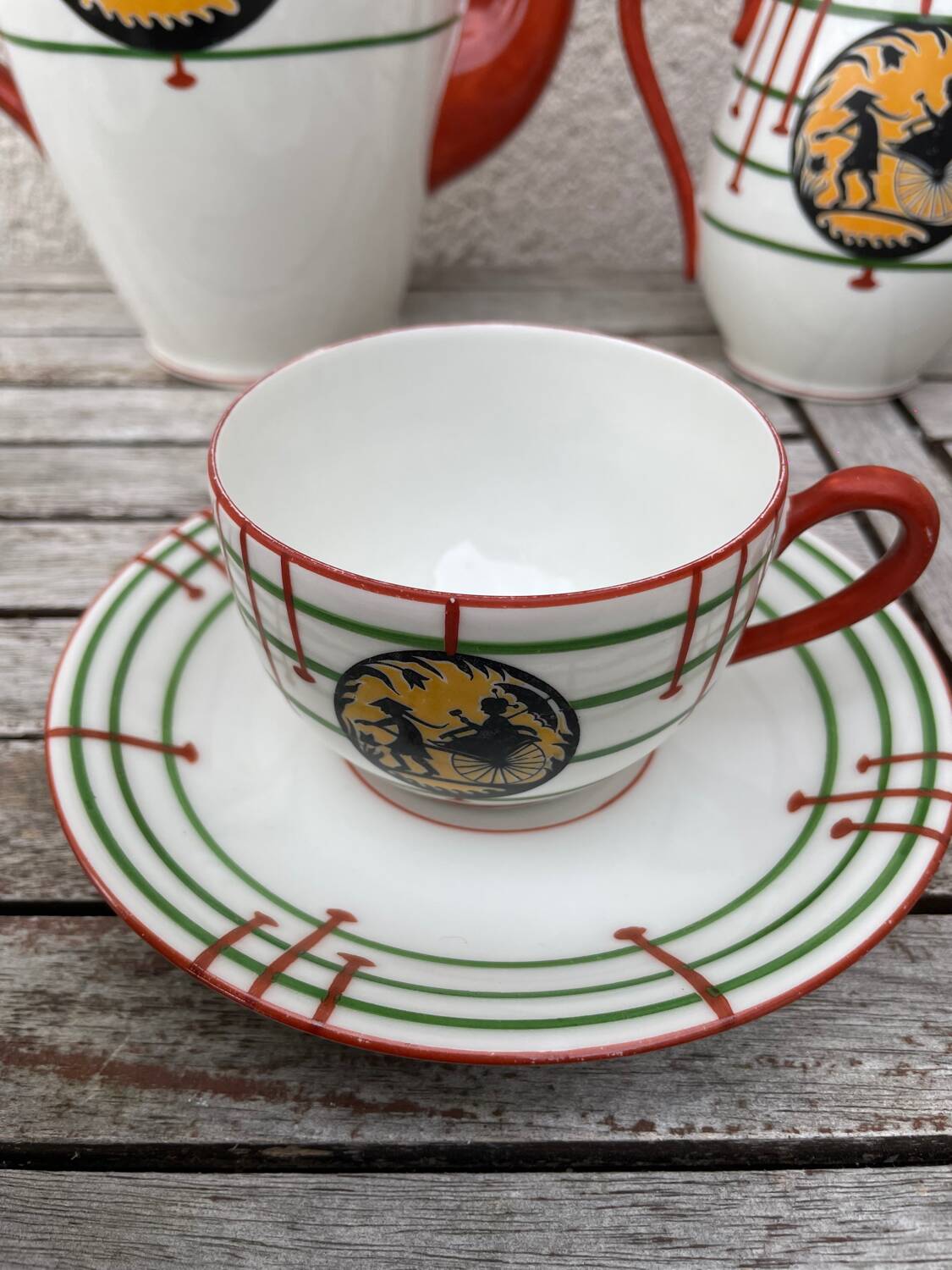 Limoges porcelain tea set
