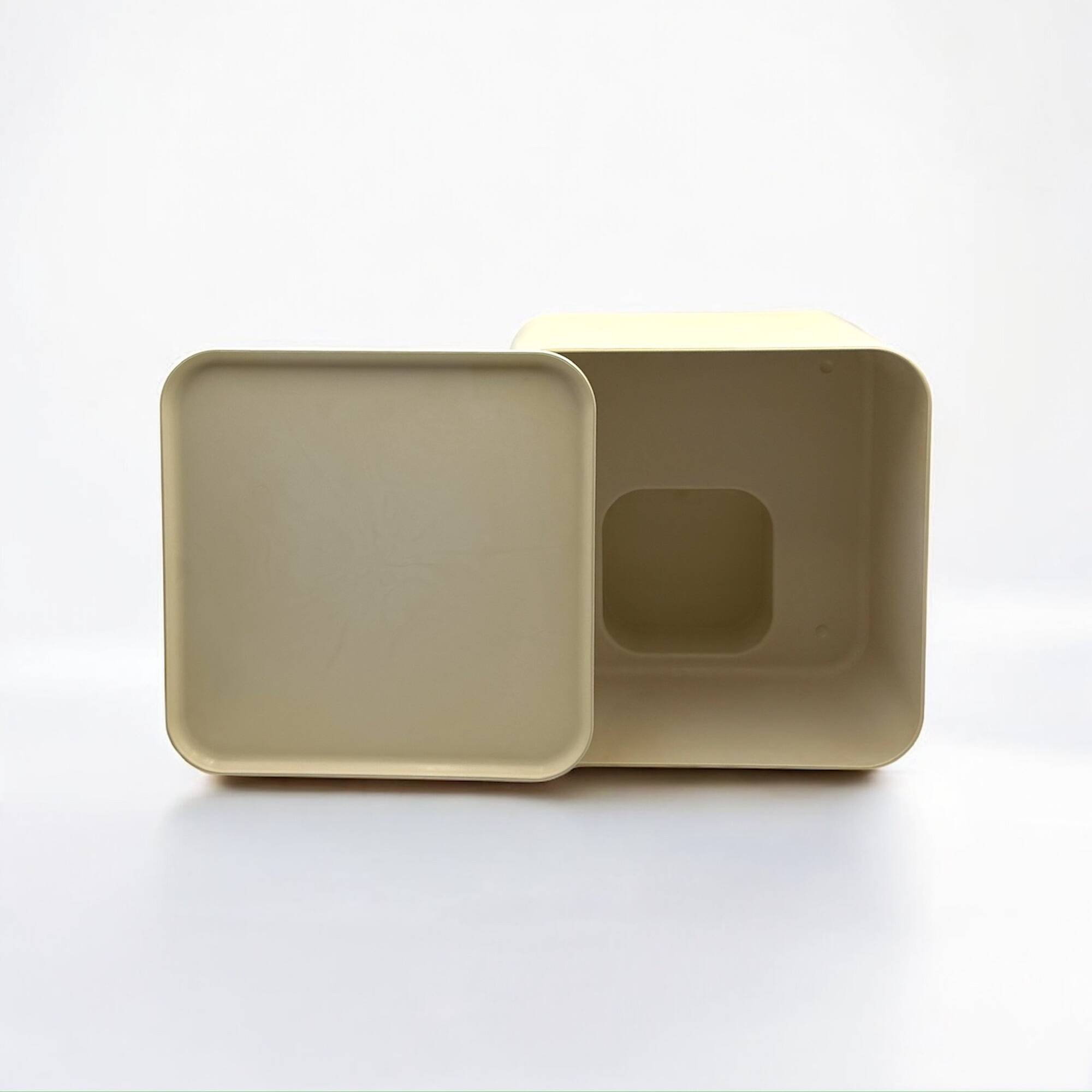 Table conteneur par m. siard pour dime longato – italie, années 1970