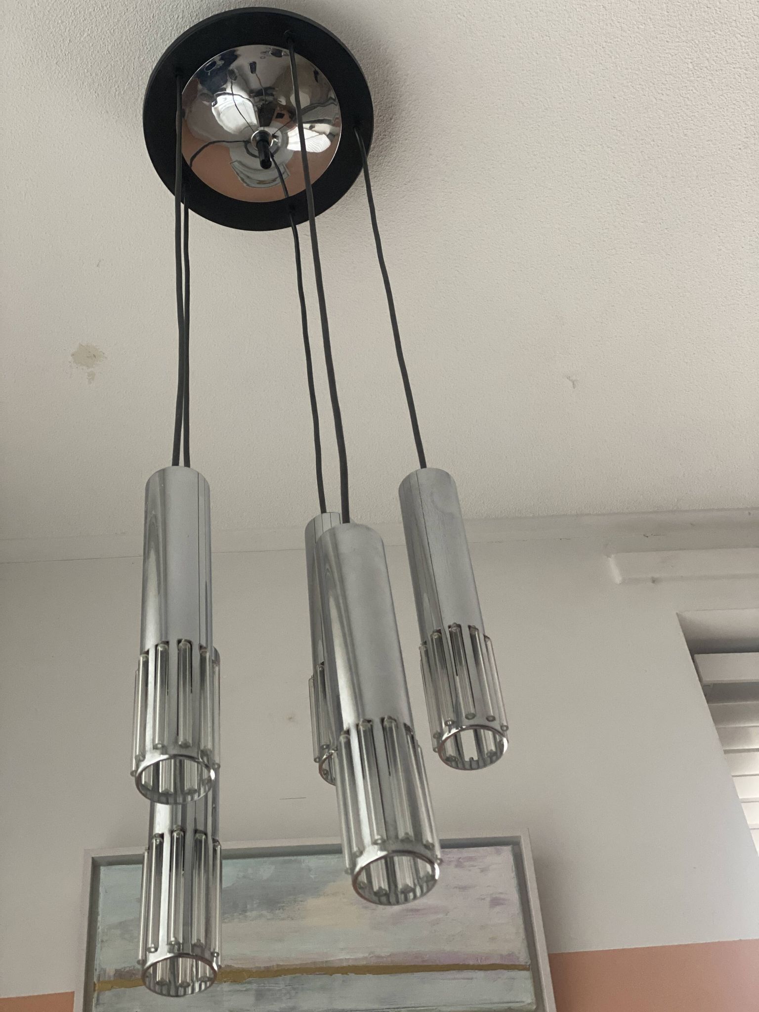 Vintage suspension cascade by Schmal & Schulz