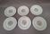 Lot of 6 vintage limoges porcelain dessert plates 1950