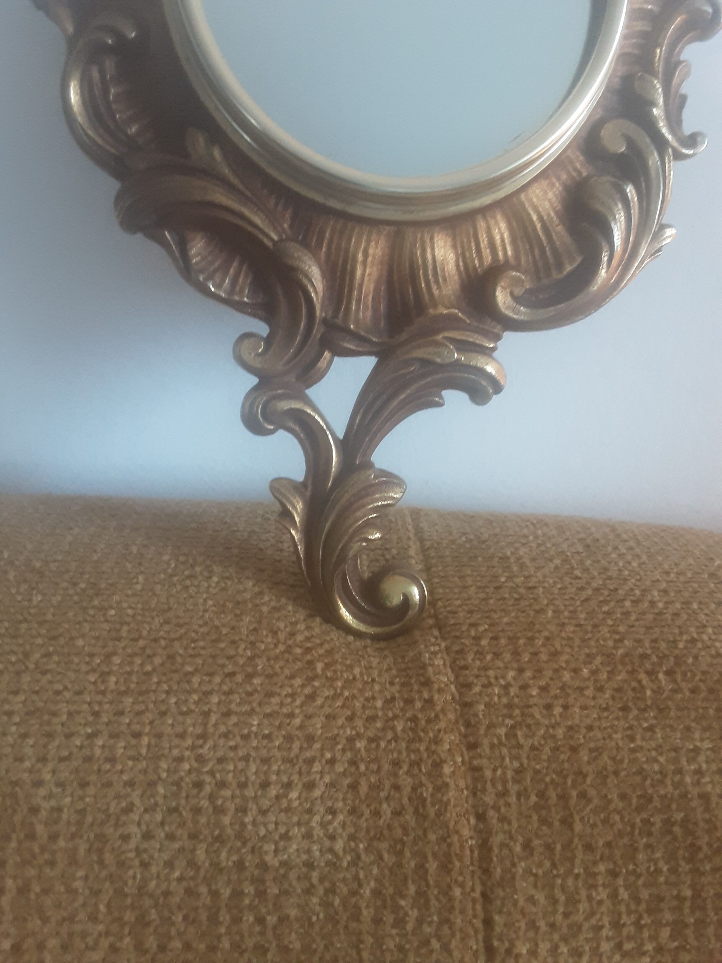 Bronze wall mirror - vintage