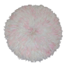 Juju hat blanc moucheté rose de 80 cm