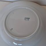 6 deep plates in Saint Amand earthenware, Persian model