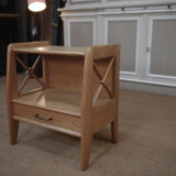 Bedside oak 1950 1 drawer