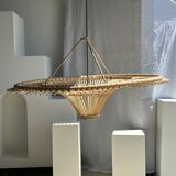 Suspension rattan saucer iron frame D:120 H:60
