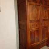 Old cabinet pegged with many drawers
