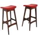 Rosewood bar cabinet "SK 661" and its 2 stools, Johannes Andersen, Denmark, 1960