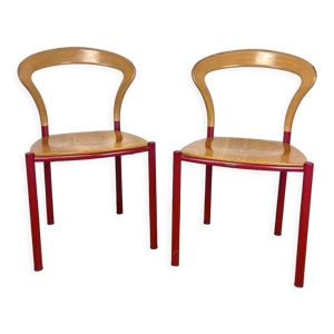 Paire de chaises Lotus de Hartmut