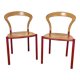 Paire de chaises Lotus de Hartmut Lohmeyer pour Kusch+Co