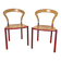 Paire de chaises Lotus de Hartmut Lohmeyer pour Kusch+Co