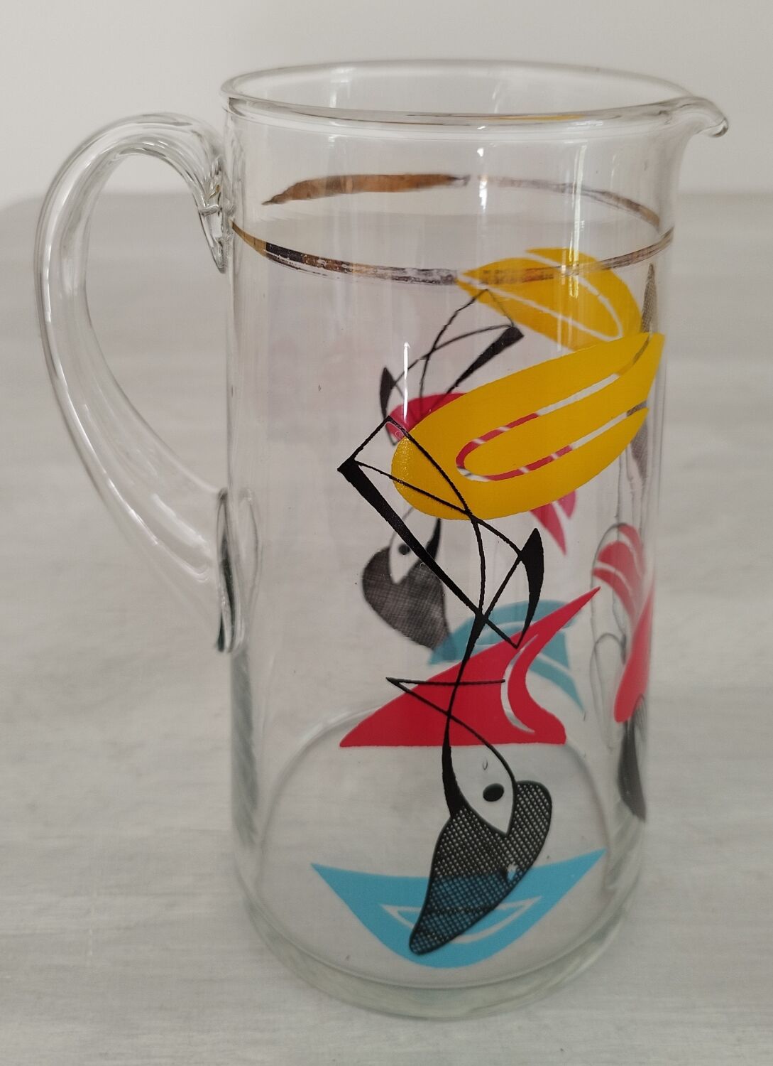 Vintage orangeade glass service