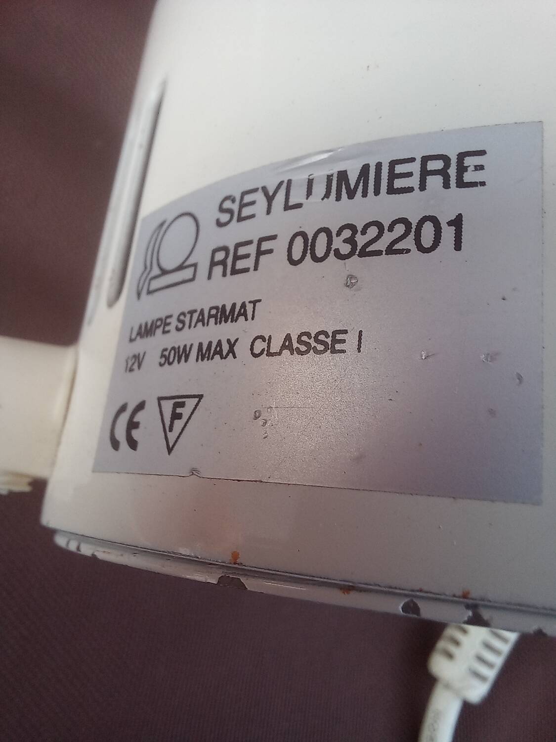 Starmat lamp with counterpoid vintage 80s