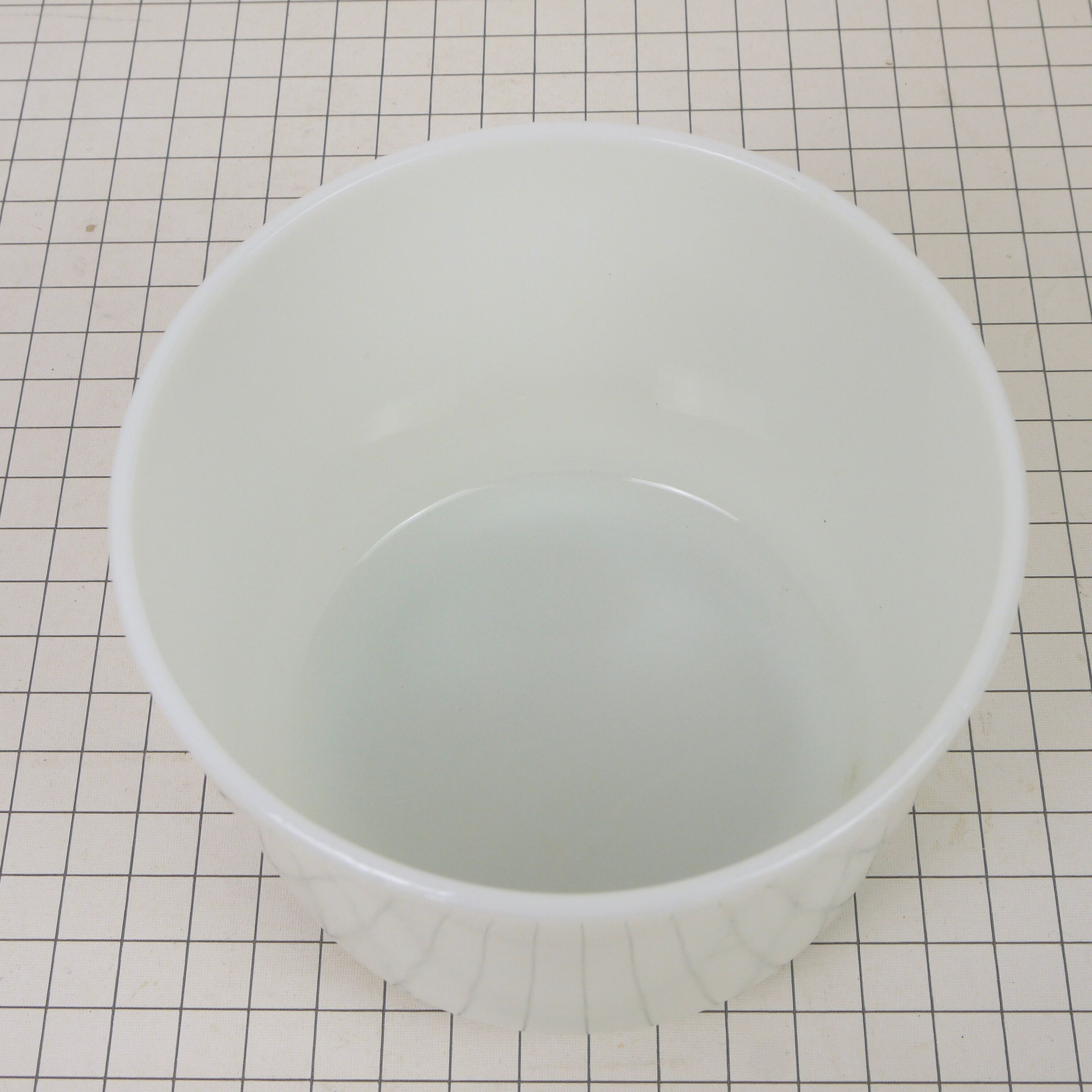 Saladier Kenwood en verre blanc