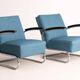 Ensemble de fauteuils, milieu du siècle, modèle S 411, années 1950.