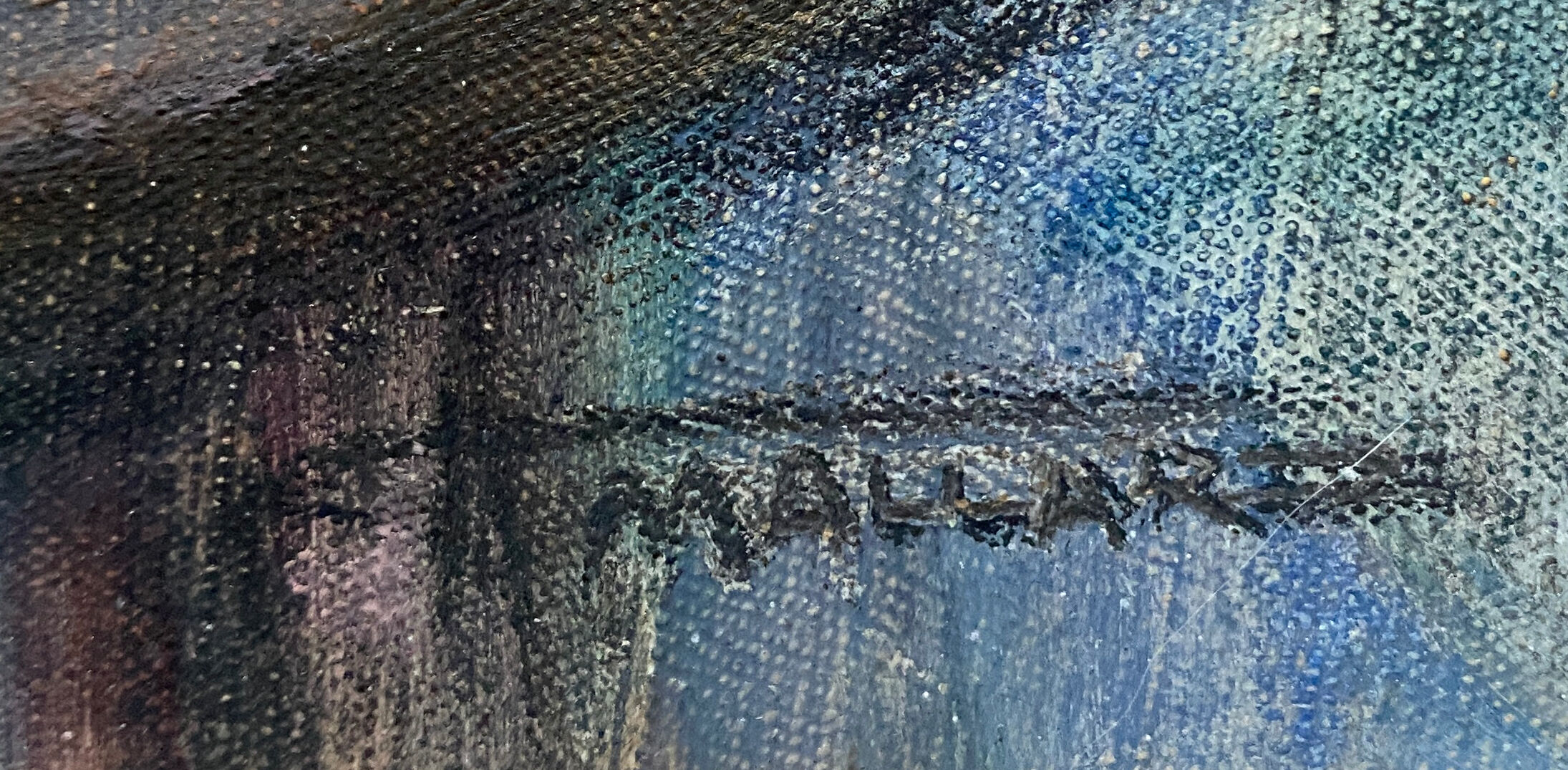 Painting "Bouquet of roses in vase" HST signed (to decipher)