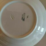 Hollow plates series of two earthenware Longchamp décor Simone