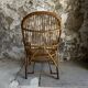 rattan armchair