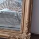 Antique rectangular mirror with mouldings 103 x 68