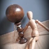 Old solid wood bilboquet
