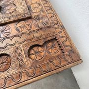 Savoyard folk art coffee table