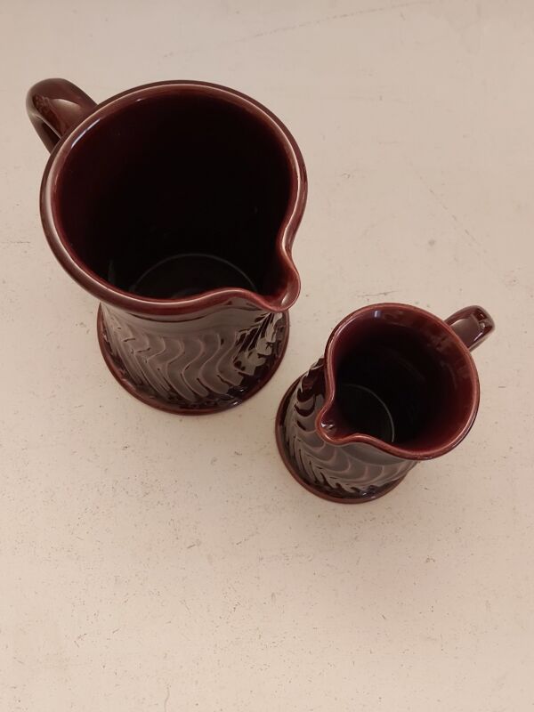 2 pichets céramique vintage Les Cyclades Anduze