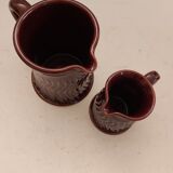 2 vintage ceramic pitchers Les Cyclades Anduze