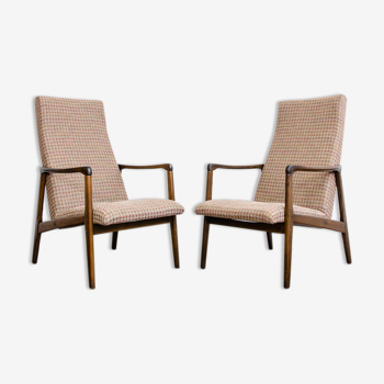 Pair of Mid-Century armchairs, Czechoslovakia, 1960's