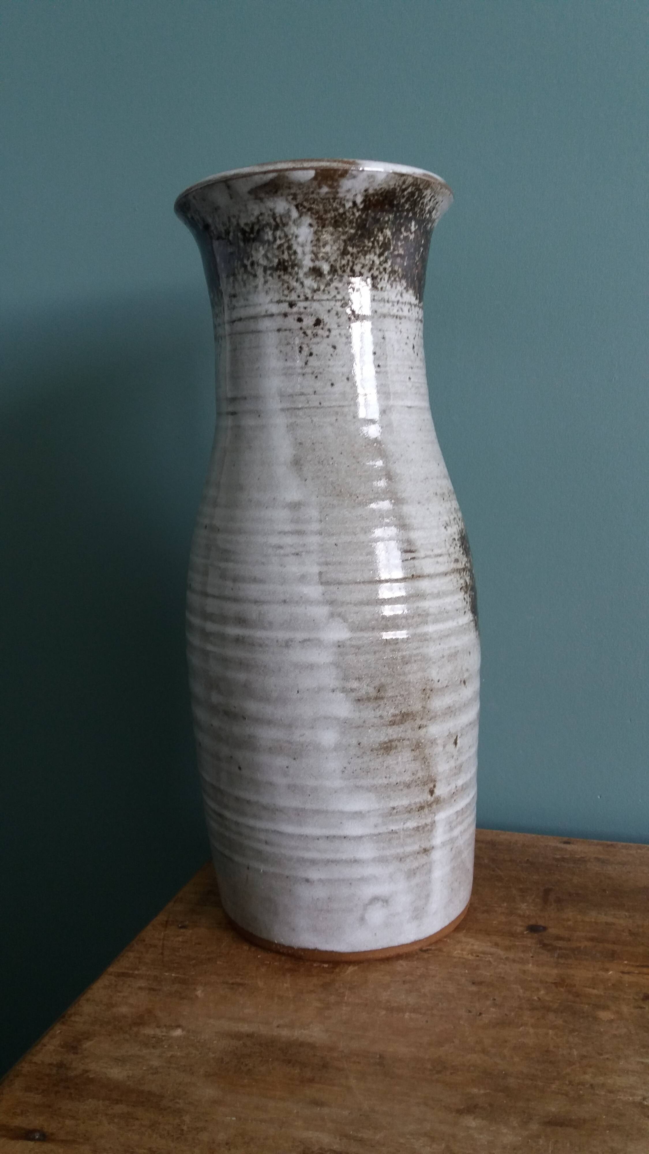 Vase signed Atch, Chantal and Thierry Robert, 1970s