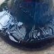Vase soliflore ancien en verre soufflé
