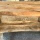 Établi en bois érodé par le temps