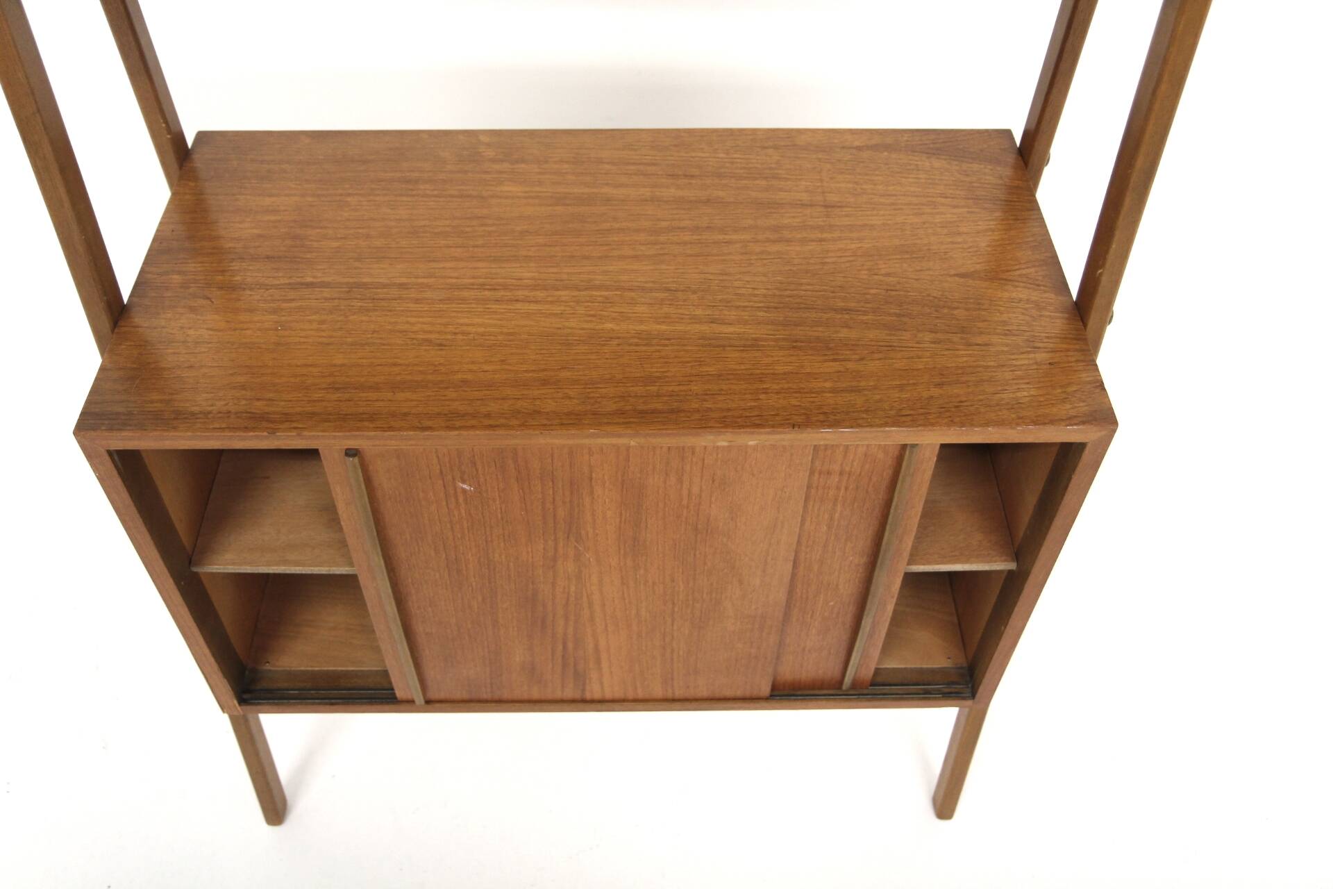 Bibliothèque scandinave en teck, Suède, 1960