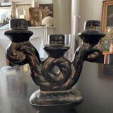 Vallauris ceramic candle holder