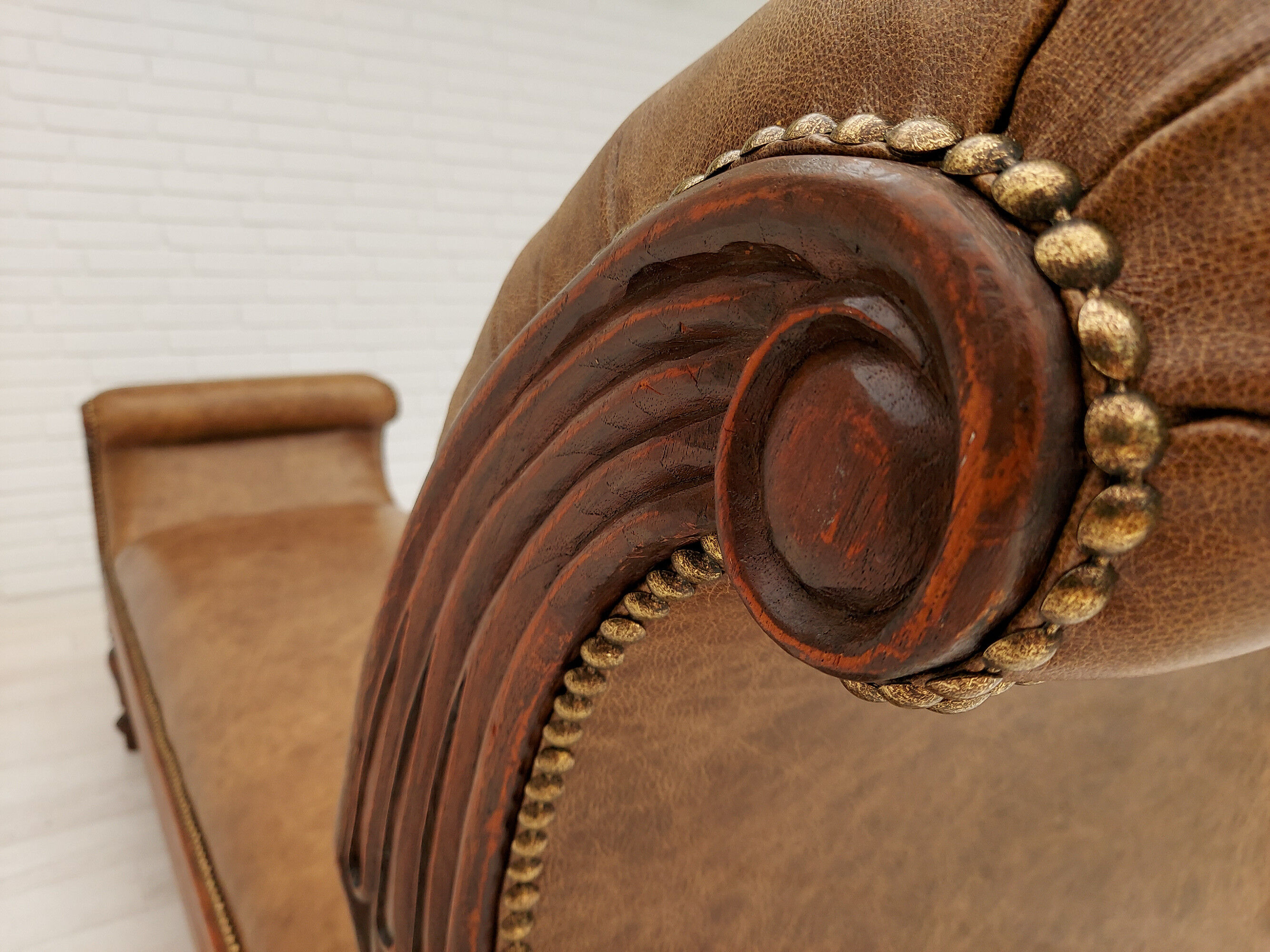 Danish antique daybed, early 20th century, renovated