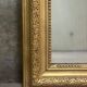 Antique Louis Philippe gilded vintage fireplace mirror - 86.5 x 62 cm