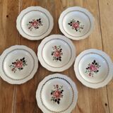 Ensemble de 6 assiettes vintages