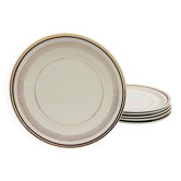 6 Assiettes dessert « Gien ».