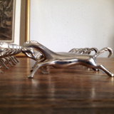6 Metal horse knife holders