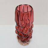 Glass Vase by Pavel Hlava for Crystalex Nový Bor,1970's.