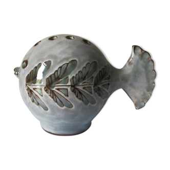 Vase pique fleurs en céramique