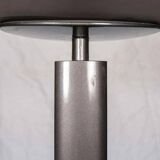 Vintage floor lamp by Artemide in glass, minimalist uplight from the 80s.