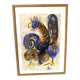 Rooster painting gouache on paper, modern school