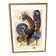 Rooster painting gouache on paper, modern school