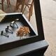 Antique display cabinet on legs