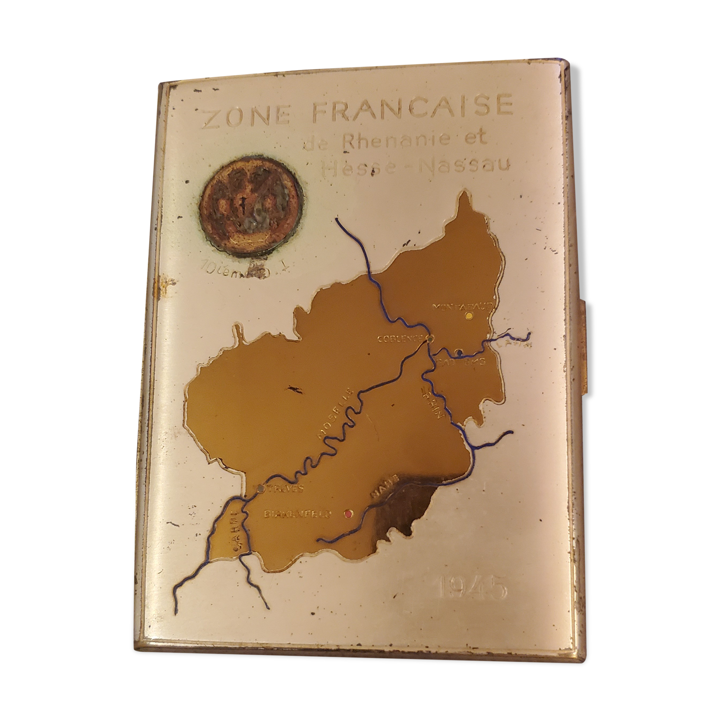 Cigarette case French zone 1945
