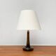 Vintage Danish table lamp model Fleur in glass by Michael Bang for Holmegaard, 1970s.