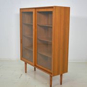 Showcase by Poul Hundevad 1960s skandinavian Teak Danish Highboard